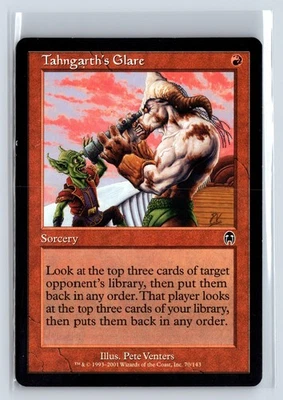 TAHNGARTH'S GLARE - Apocalypse – MTG Magic the Gathering Card - Common - Image 1 of 4
