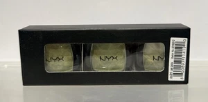 NYX Single  Eyeshadow Hypo Allergenic Lime Green Full Size 3 pcs NIB ES31 - Picture 1 of 5
