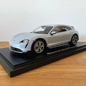 Paul's Model Art 1/18 Porsche Taycan 4S Cross Turismo Ice Grey Model Car Rare - Picture 1 of 14
