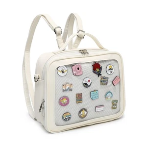 Ita Bag Rucksack Umhängetasche Kawaii Pin Display Bag Denim PU Messenger Shou... - Bild 1 von 6