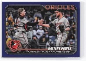 2024 Topps Update Battery Power Adley Rutschman Craig Kimbrel #US44 Royal Blue - Picture 1 of 2