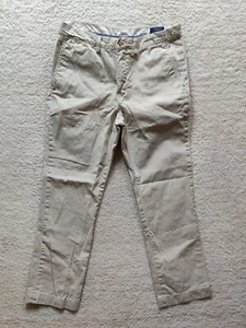 Polo Ralph Lauren Hombre Calce Clásico Recto Marrón Chino Pantalón Talla 34x32 - Imagen 1 de 11