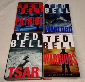 Lot of 4hardcover books by Ted Bell series: Alex Hawke, Thriller Adventure -Tsar - Picture 1 of 7