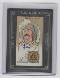 2023 Topps Allen & Ginter Black /25  Old Time Hawkey Mini Auto CONTENT CREATOR