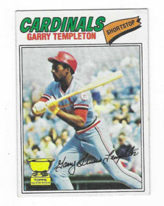 1977 TOPPS GARRY TEMPLETON #161 ST. LOUIS CARDINALS