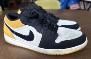 Air Jordan 1 Low University Gold para hombre talla 10,5 usado 553558-127 - Imagen 1 de 8