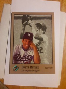 1992 Leaf Donruss Studio Preview #19 Brett Butler 