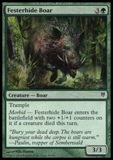 Magic the Gathering MTG Festerhide Boar (59) DD Jace vs. Vraska   LP