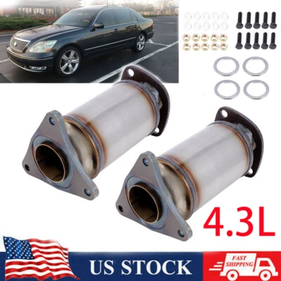Front Left & Right Catalytic Converter Set For Lexus LS430 SC430 4.3L 2001-2010 Foto 1 de 4