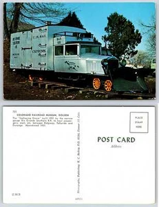 Postal de tren RIO GRANDE SOUTH RAILROAD GALOPING GOOSE US MAIL EXPRESS U748 - Imagen 1 de 1