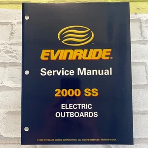 Evinrude SS 2000 fuerabordas eléctricas manual de servicio P/N 787059 - Imagen 1 de 10