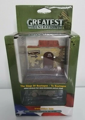 The Greatest Generation WWII Siege of Bastogne Johnny Lightning Willys Jeep - Image 1 of 4