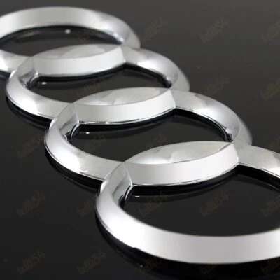 Chrome Rings 1PCS Audi Rear Trunk A1 A3 A4 S4 A5 S5 A6 S6 SQ7 TT Badge Emblem - Image 1 of 4