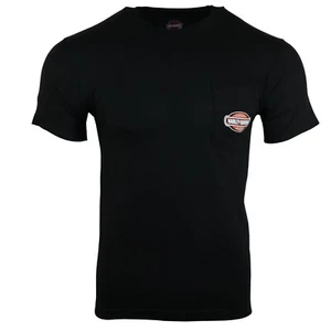 Camisetas para hombre Harley Davidson gráficas S/S negras vacaciones de verano 102 - Imagen 1 de 2