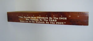 Souvenir von Seneca Höhlen Riverton W VA Lineal 12 Zoll Antik - Bild 1 von 1