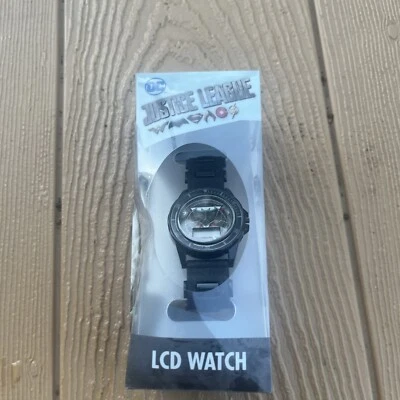 Reloj DC Justice League Batman correa elástica para niños adecuado para edades 6+ Foto 1 de 4