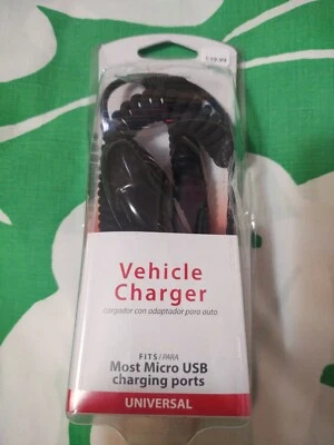 NUEVO OEM Verizon Cargador de Coche Enrollado Vehículo Adaptador de Corriente DC Micro USB micusbvpc Foto 1 de 4