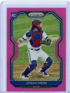 2021 Panini Prizm Tier II Pink Prizm Jonah Heim #143 Rookie RC