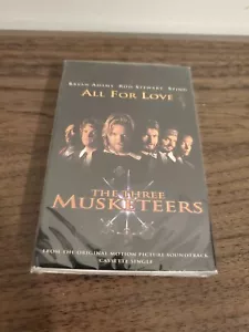All For Love Cassette Single - The Three Musketeers Motion Soundrack New Sealed - Picture 1 of 3