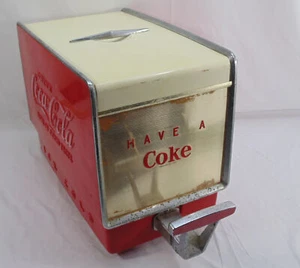 Vintage Coca Cola Brunnen Sirup Spender Getränk Eiskalt Have A Coke - Bild 1 von 13