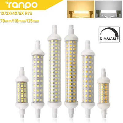 Dimmable R7s Led Light Bulbs 3000K Lamps 78mm 220V lamp High beam 10W SMD J78 5w - Image 1 of 4