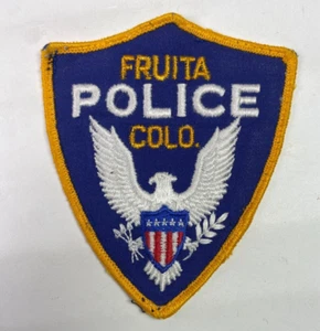 Fruita Police Colorado CO Patch F2C - Picture 1 of 2