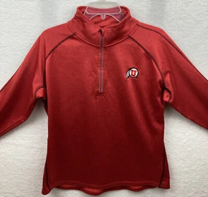 Utah Utes KA For Her 1/4 Zip Pullover Oberteil L/G rot Langarmshirt aktiv sehr gut - Bild 1 von 10
