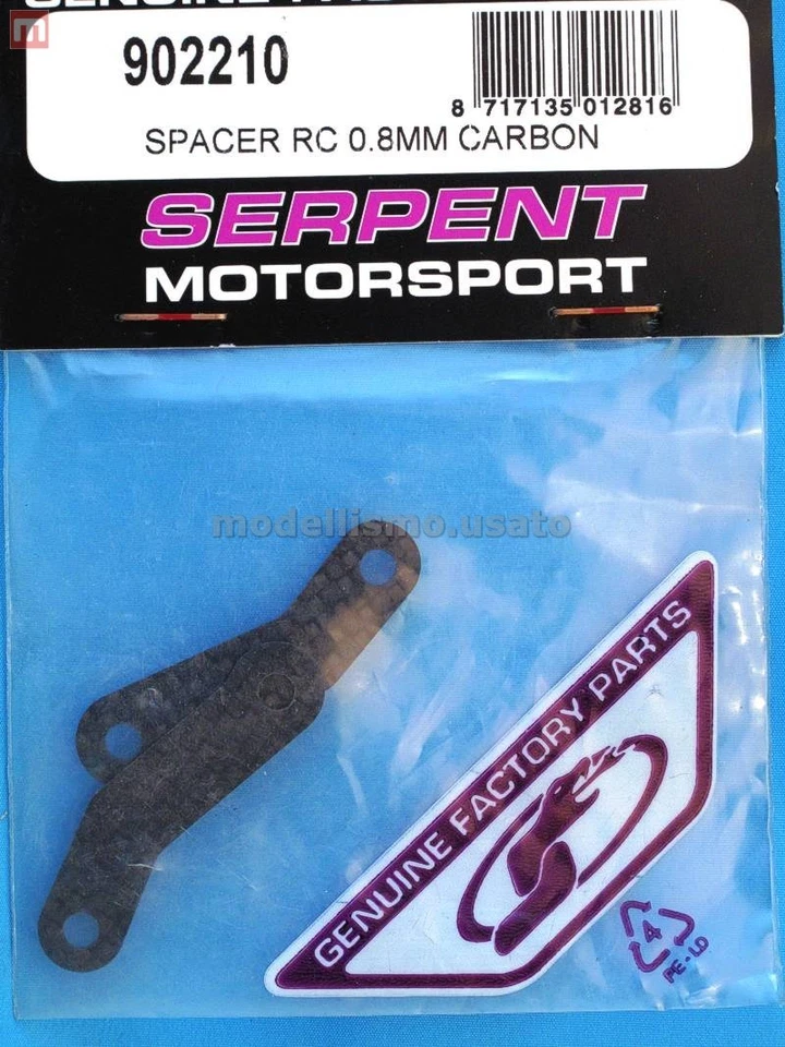 Serpent 902210 Thickness 0.8 mm (2) Spacer Roll Center modeling - Image 1 of 1