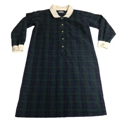 Vintage Lady Bayard Shirt Dress 13/14 Tartan Plaid Y2K Academia Preppy 80s 90s - Image 1 of 4