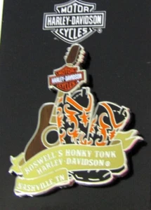 Harley Davidson 2013 motocicleta Boswell's Honky Tonk solapa pin Nashville TN - Imagen 1 de 7