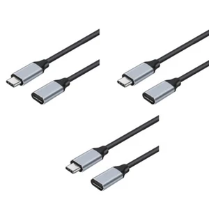 Fast Transmis USB Type C Male to Female Extension Cable Image/ Data/ VideoE tc. - Zdjęcie 1 z 19