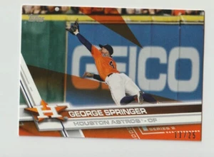 George Springer 2017 Topps Mini On Demand Orange 11/25 #389 Astros - Picture 1 of 1
