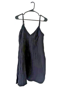 NWT Roxy Women Small 100% Cotton Black Gauzy Basic Strapless Beach Casual Romper - Picture 1 of 8