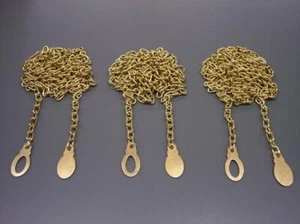 3 Chains For Jauch 77 100M 101M Emperor Grandmother Grandfather Clock Movements - Picture 1 of 1