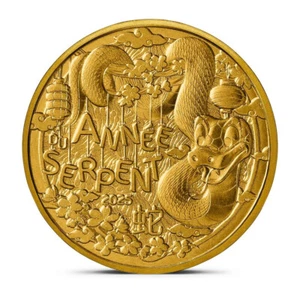 Francia 2024 – 1/4 euro AÑO DE LA SERPIENTE - Calendario Chino - Foto 1 di 2