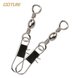Fishing Swivels Barrel Swivel Interlock Snap Fishing Hook Accessories 100pcs/lot - Picture 1 of 6