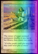 Magic the Gathering MTG Oblation (46) Onslaught   MP FOIL
