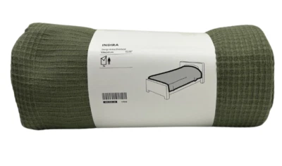 Nueva colcha IKEA INDIRA doble/gris completo-verde 405.826.28 Foto 1 de 4