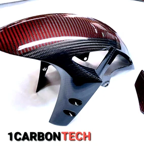 YAMAHA YZF R6 R1 CARBON FIBER FRONT FENDER HYBRID 2017-2018-2019-2021-2022-2023 - Bild 1 von 8