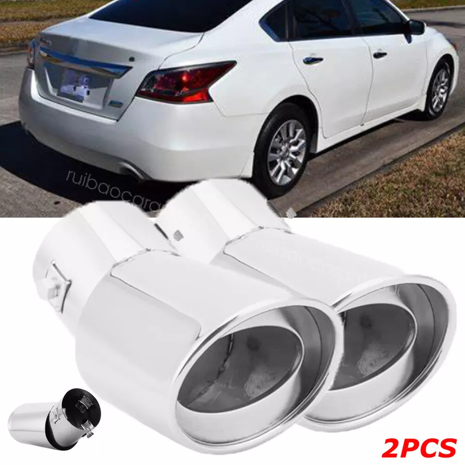 Car Exhaust Pipe Tip Rear Tail Muffler Stainless Steel For Nissan Altima Rogue Foto 1 de 4