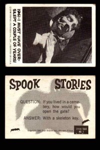 1961 Spook Stories Series 1 Leaf Vintage Trading Cards You Pick Singles #1-#72
