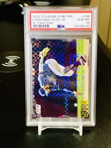 2020 Fernando Tatis Jr PSA 10 Xfractor Stadium Club Chrome 1st Stadium Club