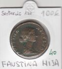 Crban040 Moneda Romana Faustina Hija Sestercio Año 170 Dc 100