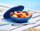 Servalier Salad Bowls - Set of 4 - 1.5 Cup Blue - Starburst One Touch Seal
