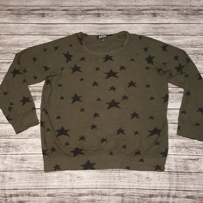 Suéter Buffalo Talla L Mujer Estrellas Manga Larga Verde Foto 1 de 4