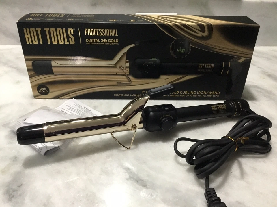 Hot Tools Professional 24K Gold 1'' Digital Curling Iron - Image 1 of 4