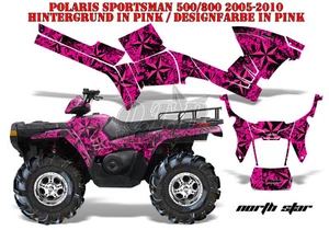 KIT GRÁFICO AMR RACING DECOR ATV POLARIS SPORTSMAN MODELOS NORTHSTAR B - Imagen 1 de 2