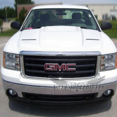 Fits GMC Sierra 2500HD 2007-2010 Cowl Type-2 Style Functional Ram Air Hood Foto 1 de 4