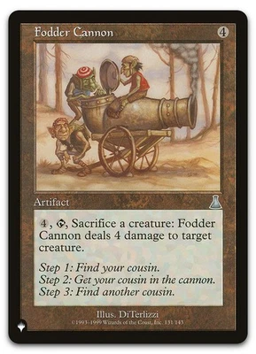 Fodder Cannon #131/143 (LP) List Reprints LIST LIST Magic MTG - Image 1 of 2