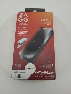 ZAGG InvisibleShield 4 Way Privacy XTR Screen Protector iPhone 17 Pro - Image 1 of 4